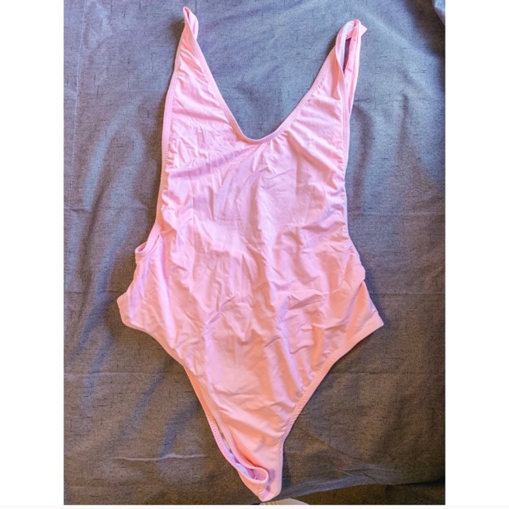 Light pink whole swim suit